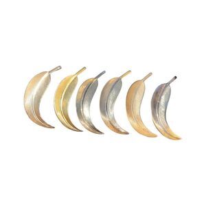 6 Vintage Golden Leaf Brooches/Pins